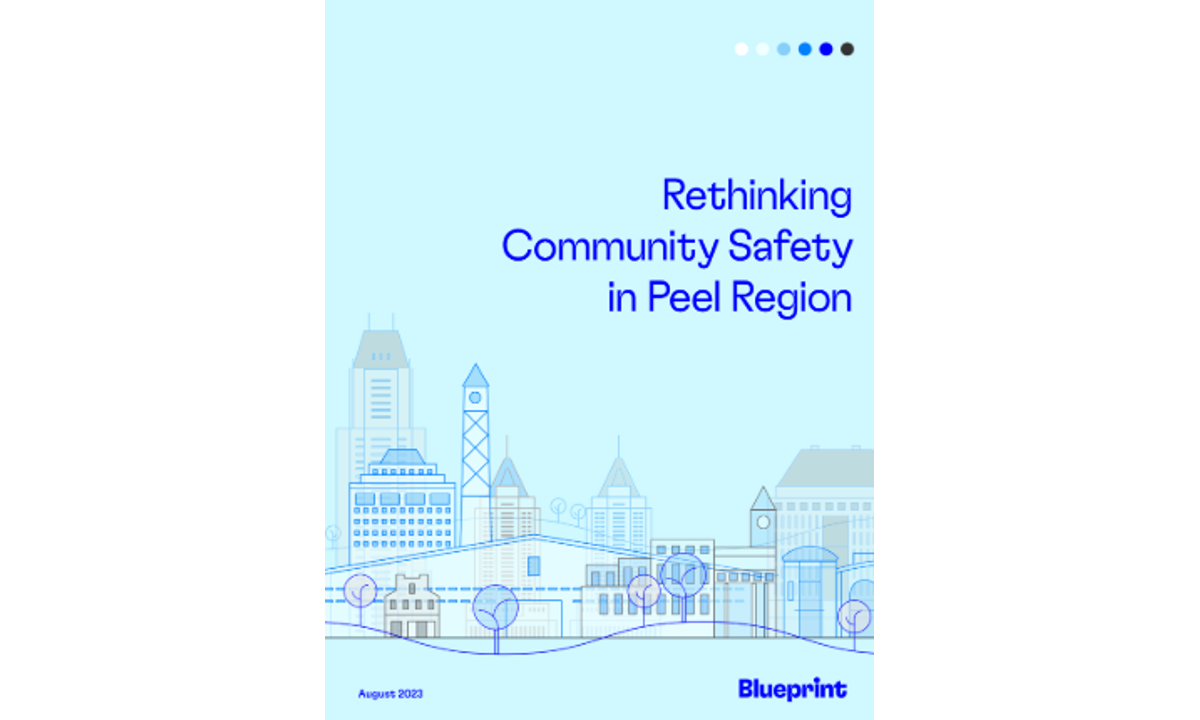 Cover of the rethinking community safety report 